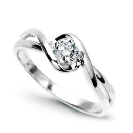 Złoty pierścionek PBD4357 - Diament