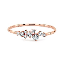 Złoty pierścionek PRD5400 - Diament