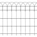 Obrzeże ogrodowe, malowane proszkowo żelazo, 25 x 0,65 m