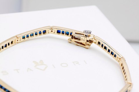 Złota bransoleta BZD4585 - Diament