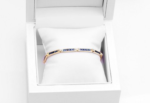 Złota bransoleta BZD4585 - Diament