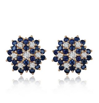 Złote kolczyki KZD1310 - Diament