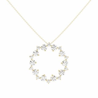 Złoty naszyjnik NZD6263 - Diament