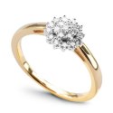 Złoty pierścionek PXD2582 - Diament