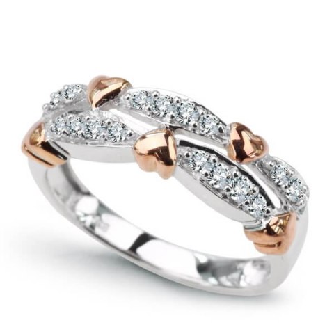 Złoty pierścionek PXD4053 - Diament