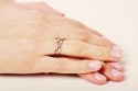 Złoty pierścionek PXD4053 - Diament