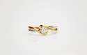 Złoty pierścionek PXD4357 - Diament