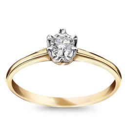 Złoty pierścionek PXD4838 - Diament