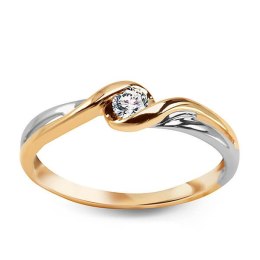 Złoty pierścionek PXD5028 - Diament