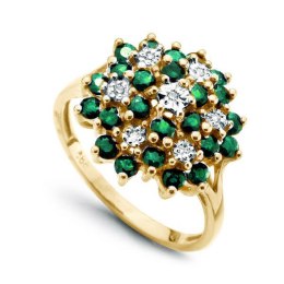 Złoty pierścionek PZD1600E - Diament