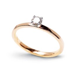 Złoty pierścionek PZD2500 - Diament