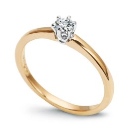 Złoty pierścionek PZD4408 - Diament