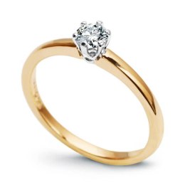 Złoty pierścionek PZD4409 - Diament