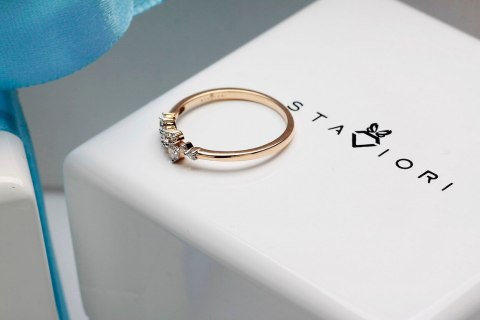 Złoty pierścionek PZD5400 - Diament