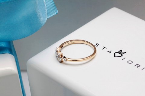 Złoty pierścionek PZD5400 - Diament