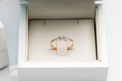 Złoty pierścionek PZD5400 - Diament