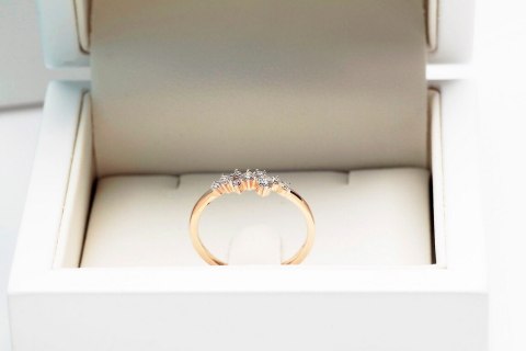 Złoty pierścionek PZD5400 - Diament