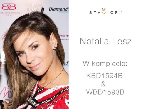 Złote kolczyki KBD1594B - Diament