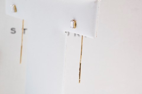 Złote kolczyki KYD0006 - Diament