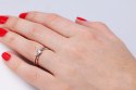 Złoty pierścionek PXD1410Y - Diament