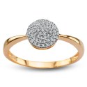 Złoty pierścionek PXD5820 - Diament
