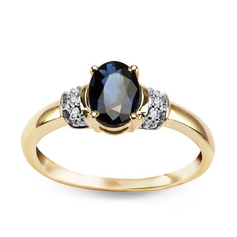 Złoty pierścionek PXD5891 - Diament