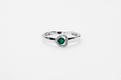 Złoty pierścionek PBD3864 - Diament