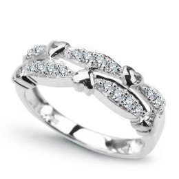 Złoty pierścionek PBD4053 - Diament
