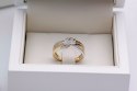 Złoty pierścionek PZD1175 - Diament