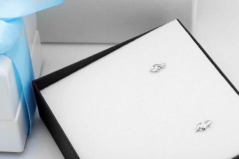 Złote kolczyki KBD5720 - Diament