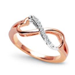 Złoty pierścionek PXD3907R - Diament