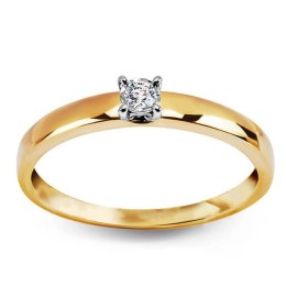 Złoty pierścionek PXD4744 - Diament