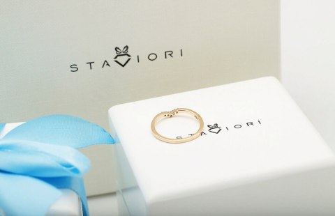 Złoty pierścionek PZD5990 - Diament