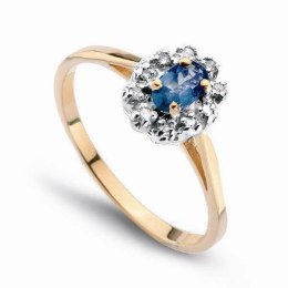 Złoty pierścionek PXD0521 - Diament