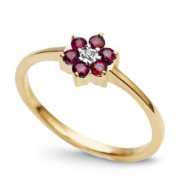 Złoty pierścionek PZD1170 - Diament