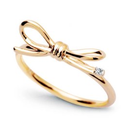 Złoty pierścionek PZD4203 - Diament