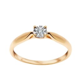 Złoty pierścionek PZD6007 - Diament