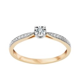 Złoty pierścionek PZD6009 - Diament
