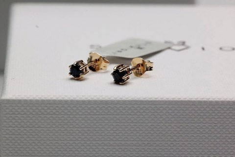 Złote kolczyki KZC5241 - Szafir