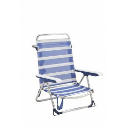 Fotel plażowy Alco 6075ALF-1556 Aluminium Wielopozycyjna Składany 62 x 82 x 65 cm