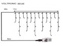 VOLTRONIC świetlny deszcz 600 LED, biała ciepła i zimna