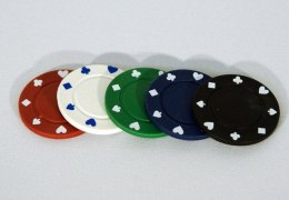 Zestaw do pokera 500 szt żetonów z akcesoriami