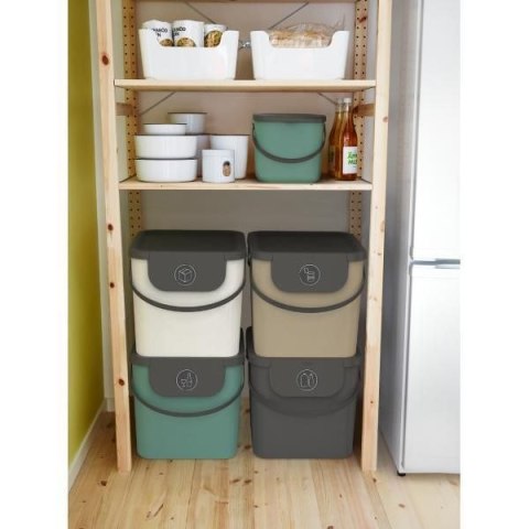 ALBULA pojemnik 50L system sortowania odpadów - biały ALBULA pojemnik 50L system sortowania odpadów - biały