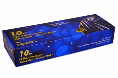 Lampki choinkowe z efektem wodospadu - zimna biel