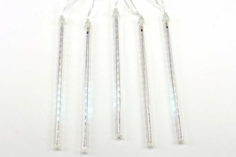 Lampki choinkowe z efektem wodospadu - zimna biel