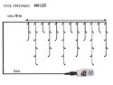 VOLTRONIC Świetlny deszcz 400 LED, biała ciepła i zimna