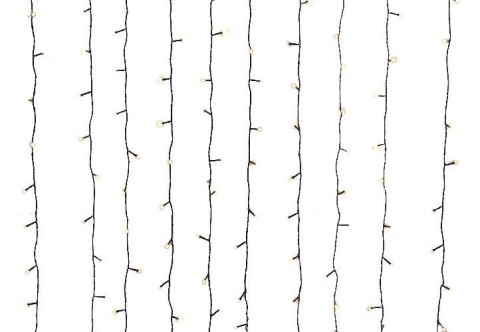 DiLED świetlna kurtyna - 200 LED, ciepła biel