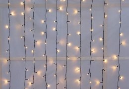 Diled firanka świecąca - 200 LED ciepły biały + zasilanie