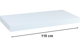 Półka ścienna STILISTA Volato biała mat, 110 cm