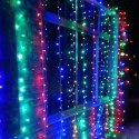 Świąteczna kurtyna świetlna - 3x3m, 300 LED, kolorowa